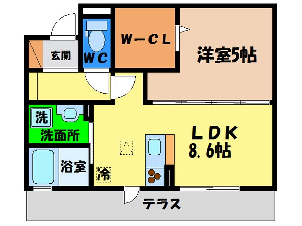 Ｄ－Ｒｏｏｍノトスの物件間取画像